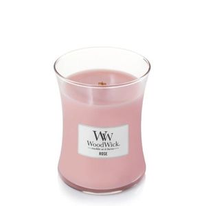 Lumanare parfumata - Rose, Medium Jar | WoodWick imagine