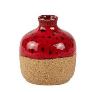 Vaza din ceramica - Rosie - Mica | Villa Collection imagine