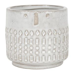 Ghiveci - Flower Pot Nature Grey D11XH8CM Stoneware | Sema Design imagine