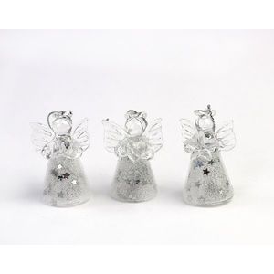 Set decoratiuni Craciun - Glass Angels, 6 pcs | Everbright Gifts imagine