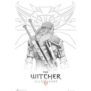 Poster - The Witcher, Wild Hunt: Geralt Sketch | GB Eye imagine