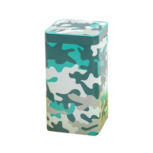 Cutie pentru ceai - Camouflage Petrol, 500g | Eigenart imagine