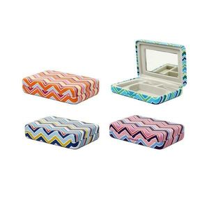 Cutie bijuterii - Portable Striped Jewelry Case (mai multe modele) | Kikkerland imagine
