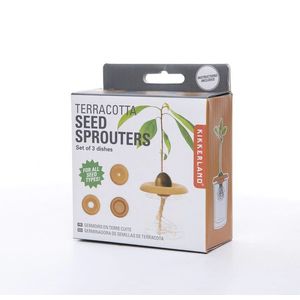 Kit pentru seminte - Teracota Seed Sprouters | Kikkerland imagine
