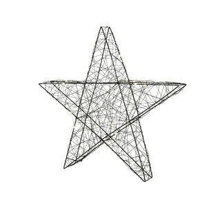 Decoratiune - Big and Bright MicroLED - Metal Wire Star - Warm White | Kaemingk imagine
