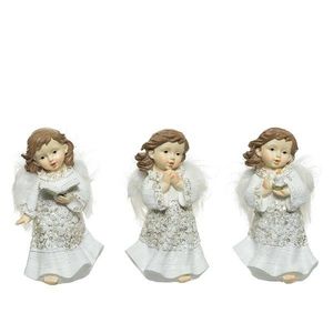 Decoratiune - White Glitter Angel - mai multe modele | Kaemingk imagine