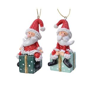 Decoratiune - Santa on Present - mai multe modele | Kaemingk imagine