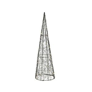 Decoratiune - Big and Bright MicroLED - Metal Wire Cone - Warm White, 60 cm | Kaemingk imagine