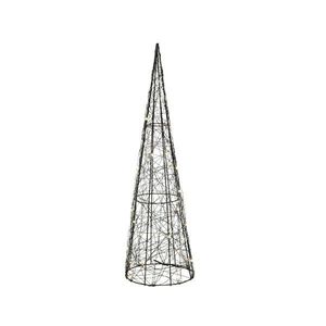 Decoratiune - Big and Bright MicroLED - Metal Wire Cone - Warm White, 40 cm | Kaemingk imagine