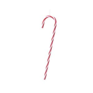 Decoratiune - Plastic Candy Stick with Hanger - Red-White, 15 cm | Kaemingk imagine
