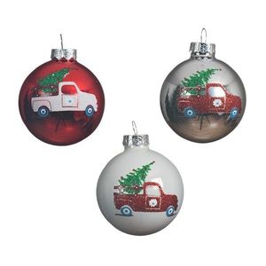 Glob - Car with Christmas Tree - mai multe culori | Kaemingk imagine