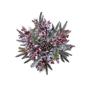 Decoratiune - Deco Star Frost Red Berrie, 50 cm | Kaemingk imagine