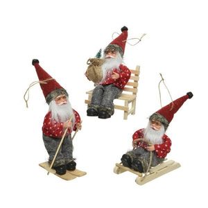 Figurina decorativa - Santa Chirstmas Red - mai multe modele | Kaemingk imagine