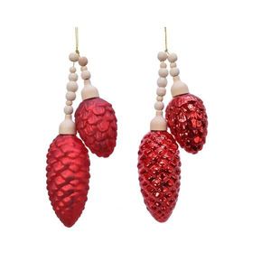 Globuri decorative - Pinecone - Christmas Red - mai multe modele | Kaemingk imagine