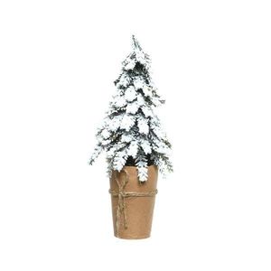 Ornament - Xmas Tree In Paper Pot | Kaemingk imagine