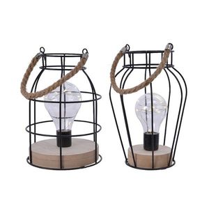 Decoratiune - LED Filament Lantern - Warm White | Kaemingk imagine