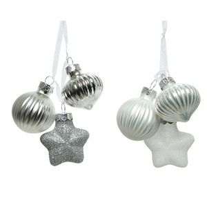 Globuri decorative - Silver Mixt - mai multe culori | Kaemingk imagine