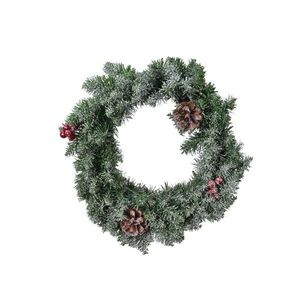 Coronita artificiala - Frosted Sherwood Wreath 60 cm | Kaemingk imagine