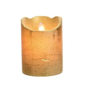 Decoratiune - LED Wax Waving Candle - Gold, 10 cm | Kaemingk imagine