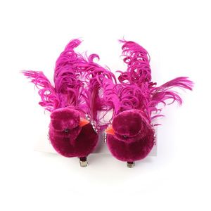 Decoratiuni Craciun - Pink Birds, 2 bucati | Boltze imagine