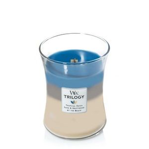 Lumanare parfumata - Medium Jar Trilogy - Nautical Escape | WoodWick imagine