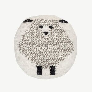 Perna - Sheep Cushion Nature Wool | Bloomingville imagine