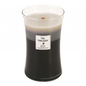 Lumanare parfumata - Large Jar Trilogy - Warm Woods | WoodWick imagine
