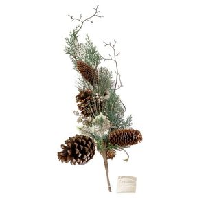 Decoratiune Craciun - Decoris Pine Green Hanger With Glitter, 15x60cm | Kaemingk imagine