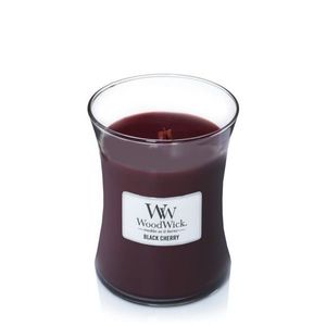 Lumanare parfumata - Medium Jar - Black Cherry | WoodWick imagine