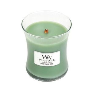 Lumanare parfumata - White Eillow Moss, medium | WoodWick imagine
