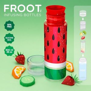 Sticla cu infuzor pentru fructe - Watermelon | Just Mustard imagine