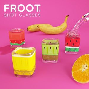 Set 4 pahare pentru shot - Froot - 60 ml | Just Mustard imagine