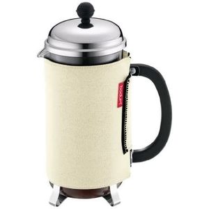 Husa pentru French Press - Nero Coffee Coat for Chambord Coffee Maker 1L, crem | Bodum imagine