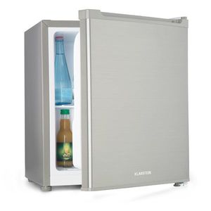 Klarstein Snoopy Eco, mini frigider cu congelator, E, 41 litri, 39 dB, gri imagine