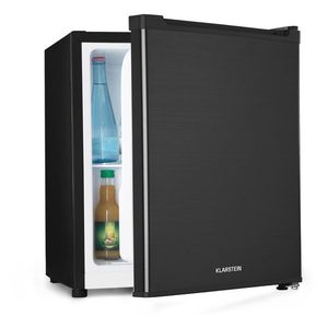 Klarstein Snoopy Eco, mini frigider cu congelator, E, 41 litri, 39 dB, negru imagine