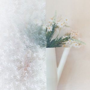 Autocolant d-c-Fix Eis, efect geam sablat, model flori de gheata, transparent, 45cmx2m imagine