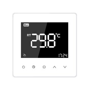 Termostat cu fir Luxion TP618 pentru centrala termica pe gaz sau electrica, Display LCD, Memorare imagine