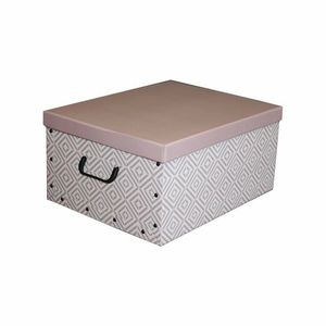 Compactor Cutie de depozitare pliabilă Nordic, 50 x 40 x 25 cm, roz imagine