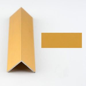 Profile aluminiu tip coltar treapta Ersin 2020, auriu, 20x20mmx100cm, set 5 buc, cod 42004 imagine
