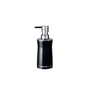 Dozator sapun lichid Ridder Disco, negru lucios, plastic acrilic, capacitate 210 ml Cod 38091 imagine