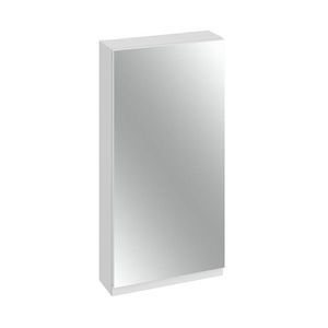 Dulap baie cu oglinda CS Monde - 40 cm, suspendat, gri imagine