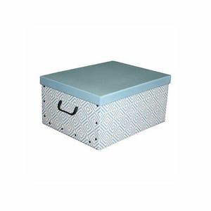 Compactor Cutie de depozitare pliabilă Nordic, 50 x 40 x 25 cm, albastră imagine