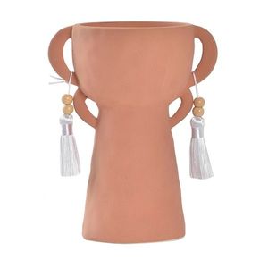 Vaza Verliene din ceramica maro 20 cm imagine