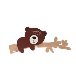Cuier Bear din lemn 48x25 cm imagine