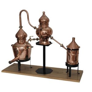 Cazan Premium pentru Cognac, Alambic Charental 2 Litri, Distilare Continua imagine