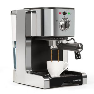 Klarstein Passionata 20, aparat de cafea espresso, 20 bar, 6 cești, 1, 25 litri, spumă de lapte imagine