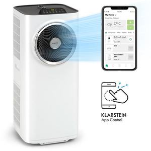 Klarstein Kraftwerk Smart 10K, aer condiționat portabil, 3 în 1, 10.000 BTU, control prin aplicație, albă imagine