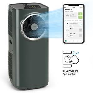 Klarstein Kraftwerk Smart 10K, aer condiționat portabil, 10.000 BTU, 3 în 1, control prin aplicație, antracit imagine