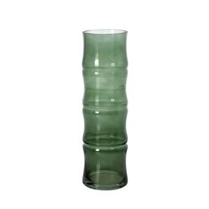 Vaza Meadow din sticla verde 31 cm - modele diverse imagine