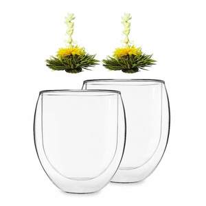 Feelino Ice, borcan de sticlă, 2 x 320 ml, cu flori de ceai imagine